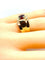 Bague Bague en or jaune 18 carats et platine sertie d’une pierre rouge , vers 1940 58 Facettes AB392
