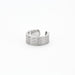 Bague 53 CARTIER - Bague double C or blanc 58 Facettes