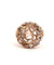 Bague 52 Bague en or rose sertie de diamants taille rose de 3,00 ct 58 Facettes