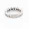 Bague 47 Bague Alliance Or blanc Diamant 58 Facettes 1740946CN