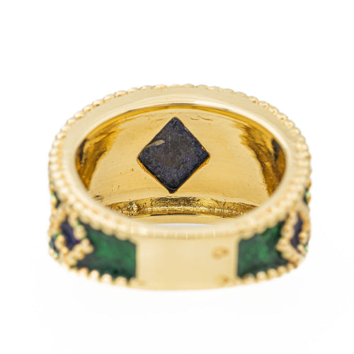 Bague 51 Fred Bague  Or jaune Lapis lazuli 58 Facettes 3402308CN