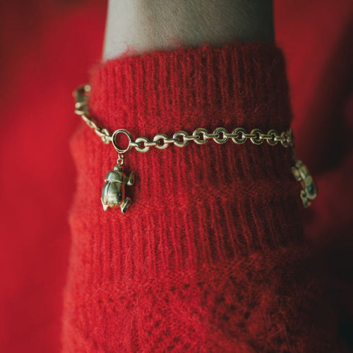 Bracelet CARTIER - Bracelet collection "Scarab" - en or jaune 58 Facettes