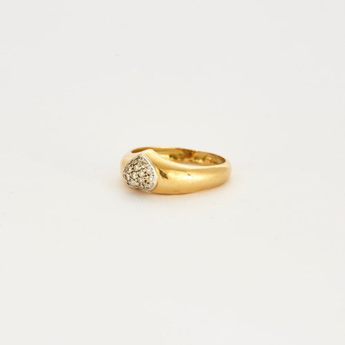 Bague 55 Bague Coeur diamants 58 Facettes LP639/10