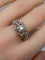 Bague 60 Bague jonc en Or blanc rubané & Diamants 58 Facettes