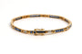 Bracelet Bracelet contemporain or jaune, saphirs, diamants 58 Facettes B475