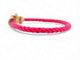Bracelet bracelet FRED force 10 gm 0b0007 manille en or rose 18k cordon rose 58 Facettes 271114