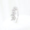 Bague 59 Bague végétale sertie de diamants taille brillant en or blanc 18 carats 58 Facettes VV1-B