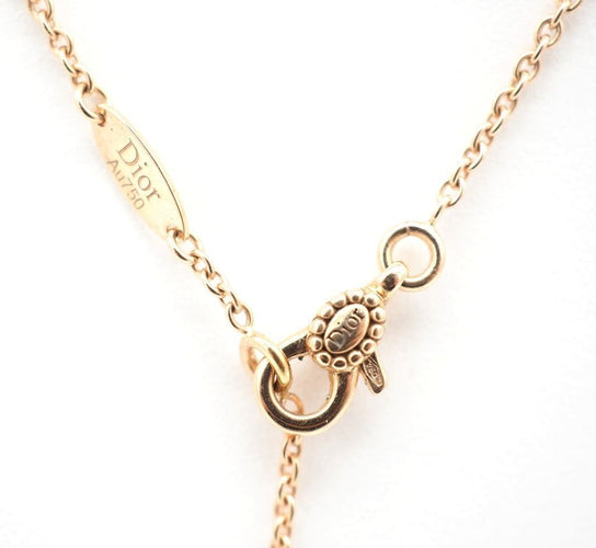 Collier DIOR - Collier Mimirose Or rose Rubis 58 Facettes