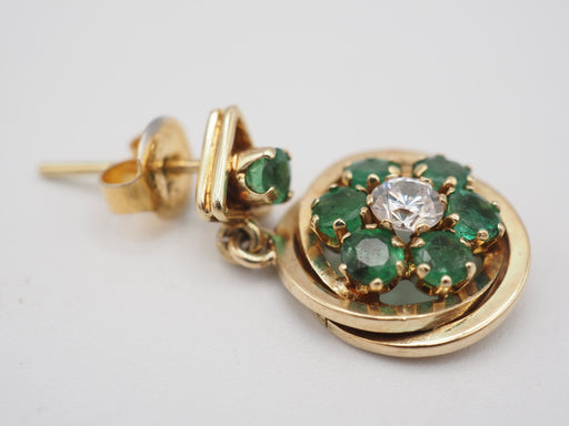 Earrings Emerald Daisy Earrings 58 Facettes