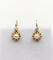 Boucles d'oreilles Dormeuses antique or perle en serti griffes 58 Facettes A05421