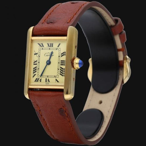 Montre Cartier Montre Tank Vermeil 58 Facettes MT44349