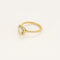 Bague 51 Solitaire Torsadé diamant taille ancienne 1,01 carat en or jaune. 58 Facettes