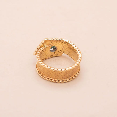 Bague 54 Bague Vintage Ruban d’or, turquoise 58 Facettes 793328