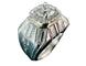 Bague 45.5 Bague en platine sertie d'un diamant de 0,83 carat (VVS-E/F) 58 Facettes