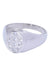 Ring 48.5 Diamond paving signet ring 58 Facettes 083661