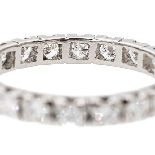 Bague Alliance Platine Diamant