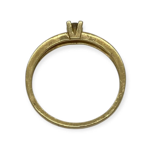 Bague 63 Bague solitaire diamant or jaune 58 Facettes 330086468