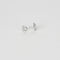 Boucles d'oreilles Clous d'oreilles or blance et diamants 58 Facettes 250041
