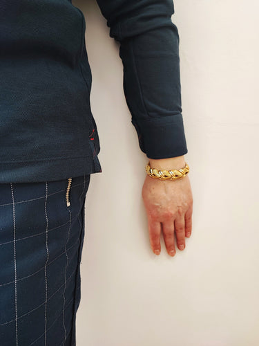 Bracelet Bracelet or jaune 18K Années 60 58 Facettes BRAC.TULIP-1505