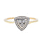 Bague 62 Bague Or jaune, Or blanc Diamant 58 Facettes 3221914CN