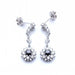 Boucles d'oreilles Boucles d'oreilles longues avec diamants. 58 Facettes N102862LF