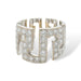 Bague 53 Bague vintage en or blanc et diamants 58 Facettes