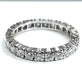 55 Alliance ring in white gold adorned with 24 diamonds 58 Facettes AB315
