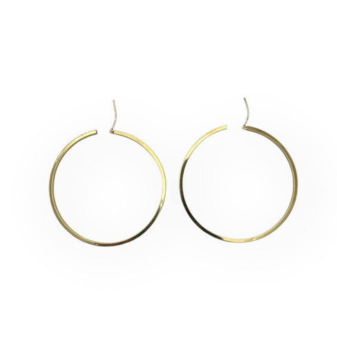 Boucles d'oreilles Grandes créoles or jaune 58 Facettes 149054862