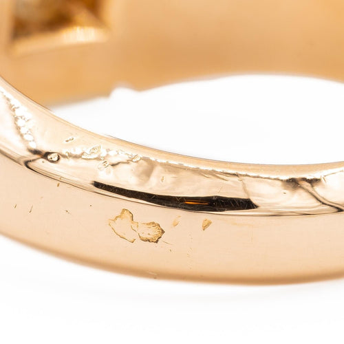 Bague 57 Bague Solitaire Or rose, Platine Diamant 58 Facettes 1986230CN