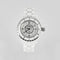 Montre CHANEL- J12 - Montre en céramique blanche. 58 Facettes 250278