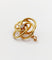 Broche Broche fleur art nouveau en or 18k et diamant taille rose 58 Facettes A06423