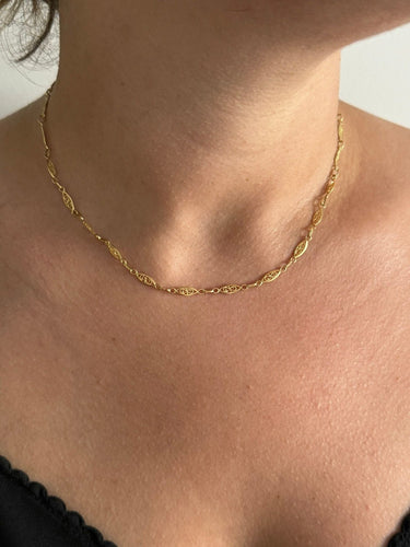 Collier Collier or jaune Art Déco 58 Facettes