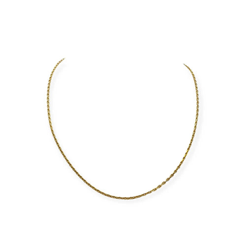 Collier Chaîne - Maille Forçat classique 51,5 cm en or jaune 750 58 Facettes 330092072