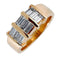 Bague 53 Bague en or jaune, diamants naturels 58 Facettes AG-900598