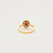 Bague Solitaire or jaune rubis 58 Facettes LP832