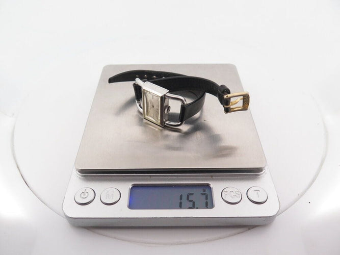 Montre vintage montre JAEGER-LECOULTRE hermes etrier 23 mm mecanique acier 58 Facettes 267919