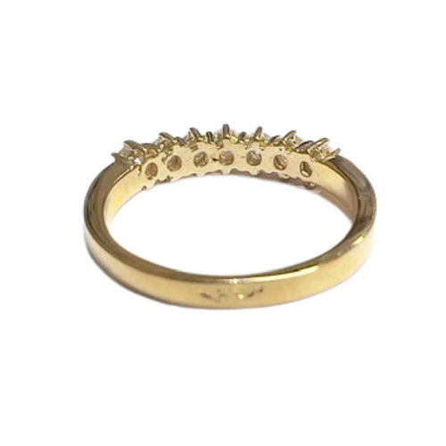 Bague SORTIJA CINTILLO CONTEMPORÁNEO de ORO 18 kts con DIAMANTES 58 Facettes Q120B