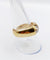Bague 57.5 Bague jonc dôme en or 18k et diamant taille ancienne 1,10 carat 58 Facettes A06531