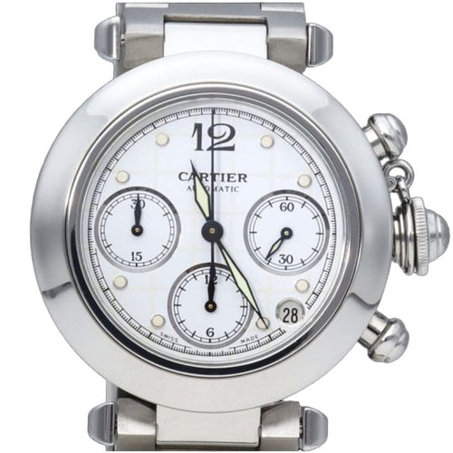Montre Cartier Montre Pasha Chronograph 58 Facettes MT41487