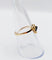 Bague 54 Bague vintage or jaune, saphir navette et diamants 58 Facettes A05234