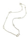 Collier HERMES. Collection "Farandole", sautoir argent 80cm 58 Facettes