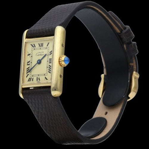Montre Cartier Montre Tank Vermeil 58 Facettes MT42590