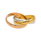 Bague 54 Cartier Bague Trinity Or rose, Or jaune, Or blanc 58 Facettes 4952744RV