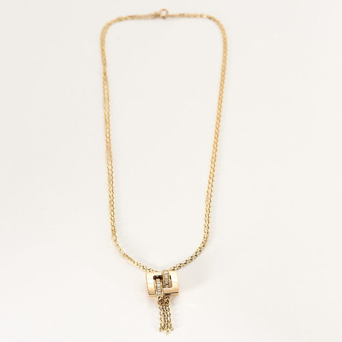 Collier Boucheron - Collection Déchaînée - Collier en Or jaune et diamants 58 Facettes LYO0098