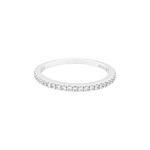 Bague 54 Alliance Messika, "Emotion" or blanc et diamants. 58 Facettes 34889