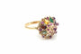 Bague 53 Bague en or jaune sertie de pierres multiples 58 Facettes B517