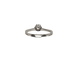 Bague Solitaire or blanc 58 Facettes