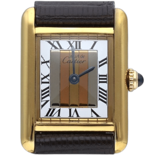 Montre Cartier Montre Tank Vermeil 58 Facettes MT44306