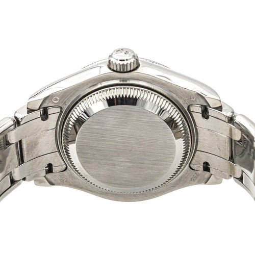 Montre Montre Rolex Lady-Datejust Pearl Master Or blanc Diamant 58 Facettes 4178650RV