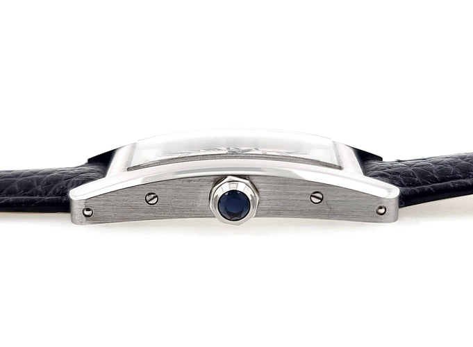 Montre Cartier Tank Américaine 2489 18k White Gold 58 Facettes